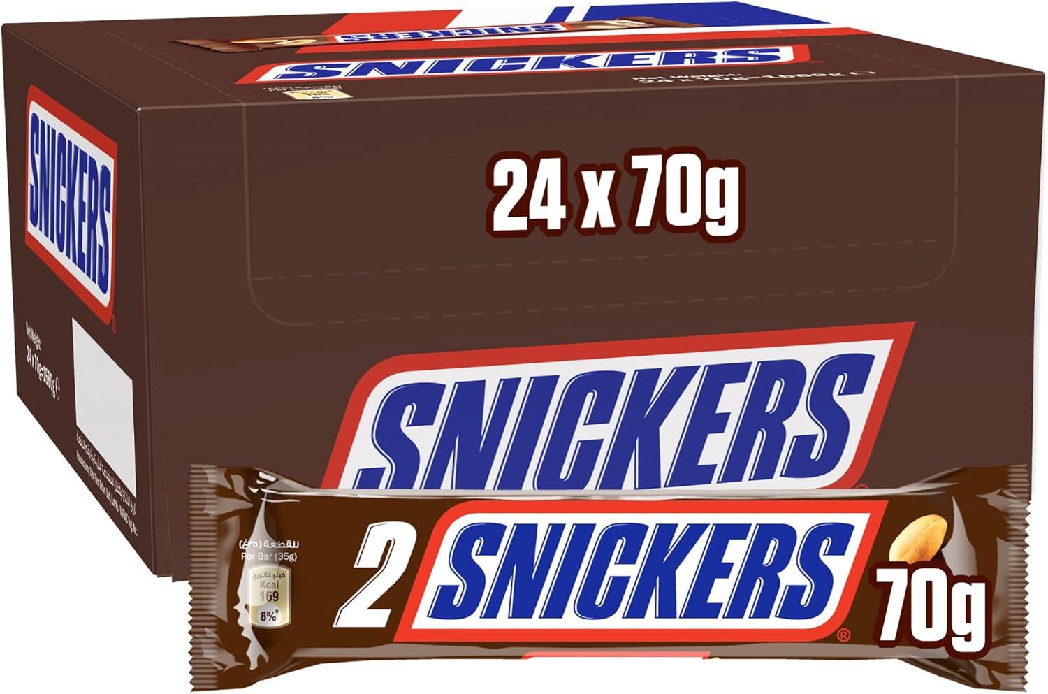 بسكويت سنيكرز مارس40قرام 24 قطعه