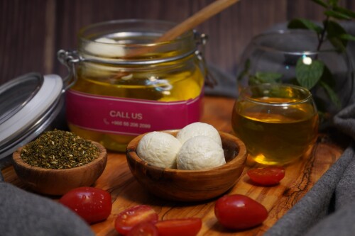 لبنة مدعبلة بالزيت