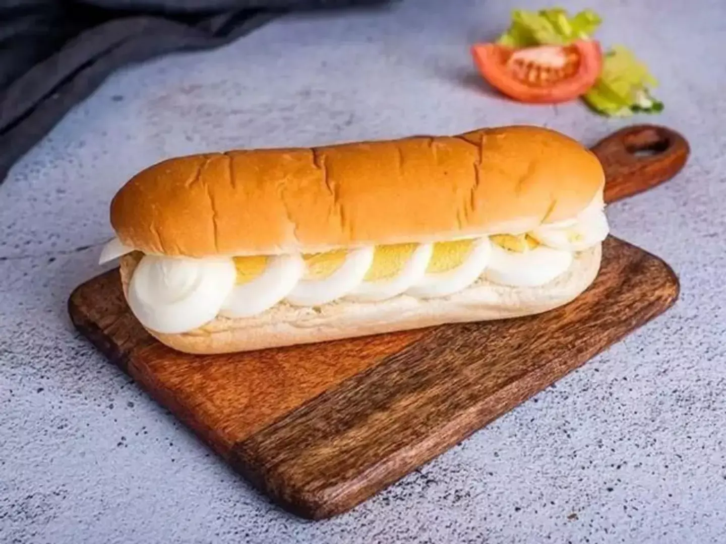 صامولي  بيض مسلوق Boiled egg sandwich
