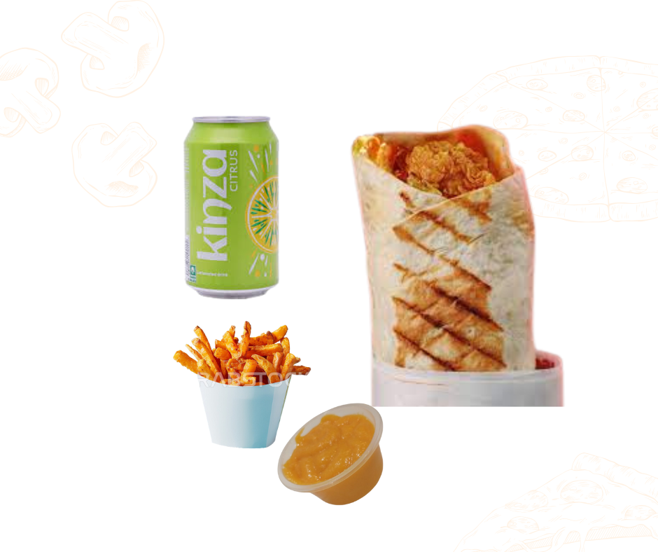 وجبه زنجر صاج Zinger Saj meal