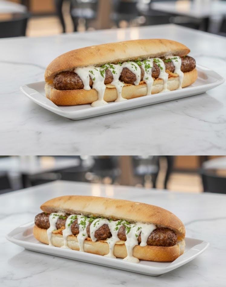 سجق صمون مشوي