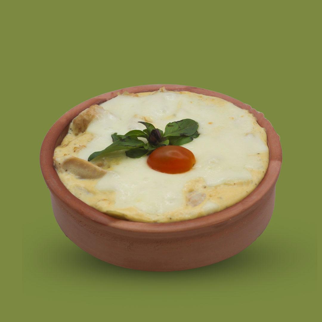 باستا لازانيا بدجاج الفريدو