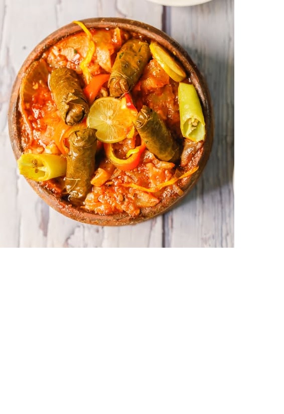 طاجن ورق عنب طازج