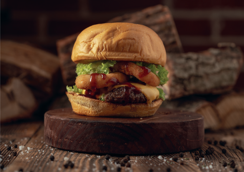 برجر سموكي باربيكيو كاو