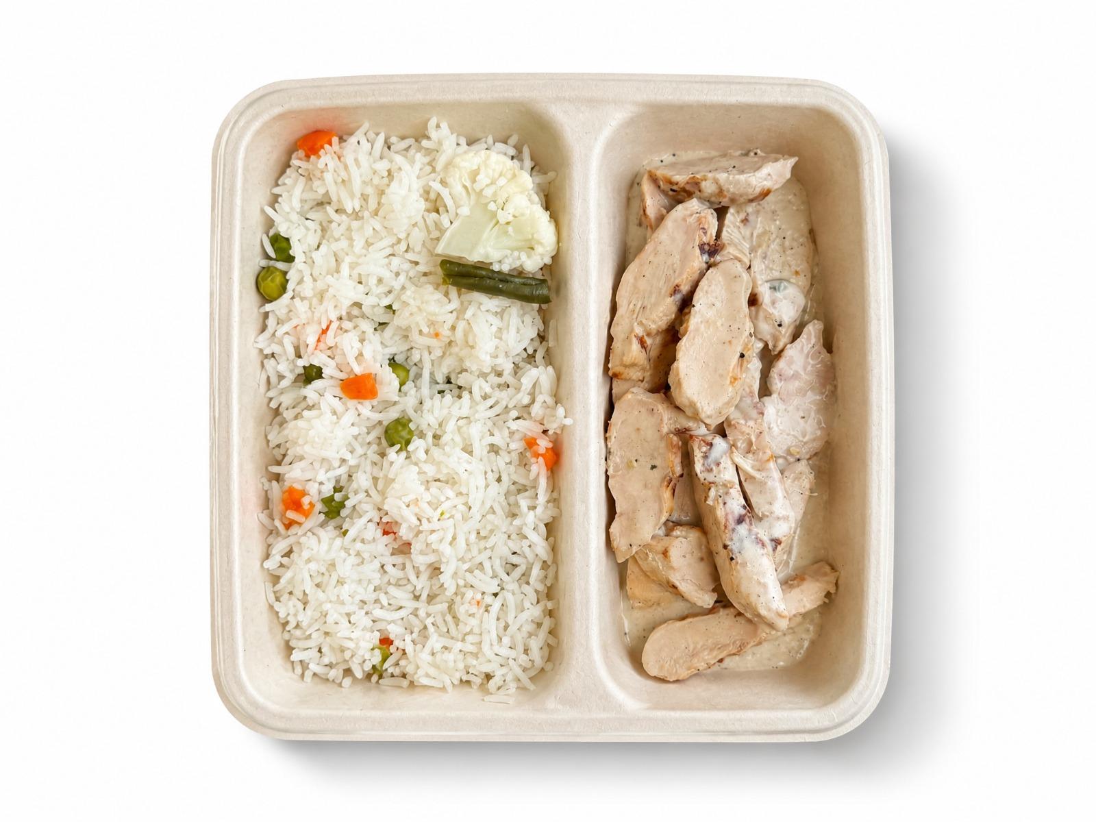 دجاج بالكريمة