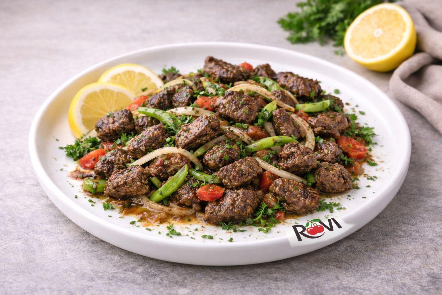 طبق كبدة غنم