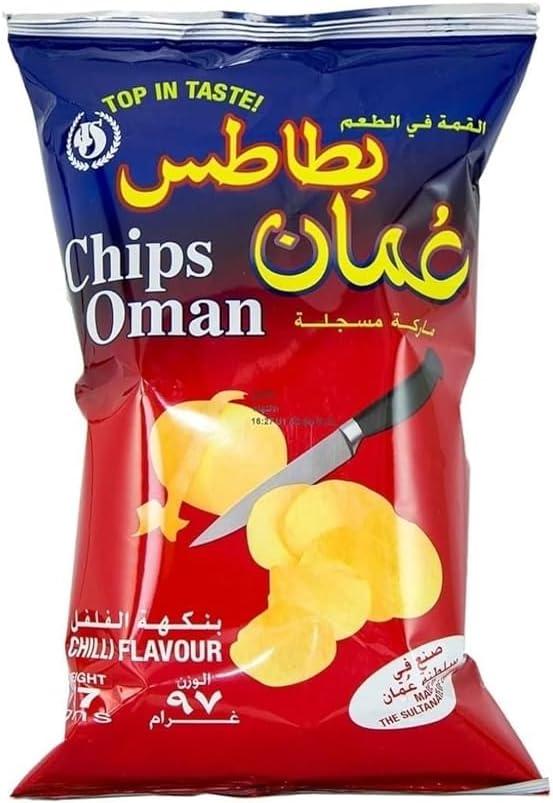 منتج بطاطس عمان بنكهة الفلفل الحار  100 جرام