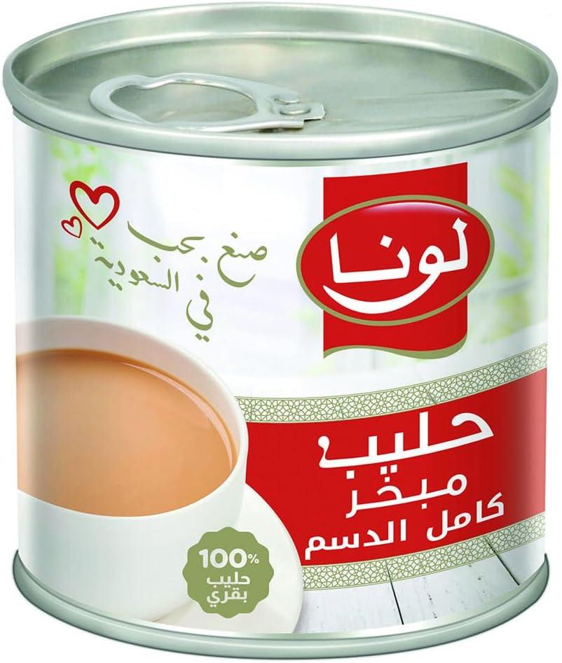 حليب لونا مبخر كامل الدسم 170غرام