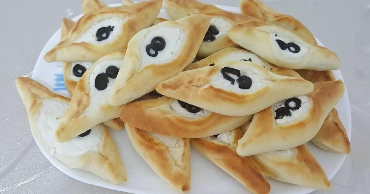 فطائر لبنة بالزيتون