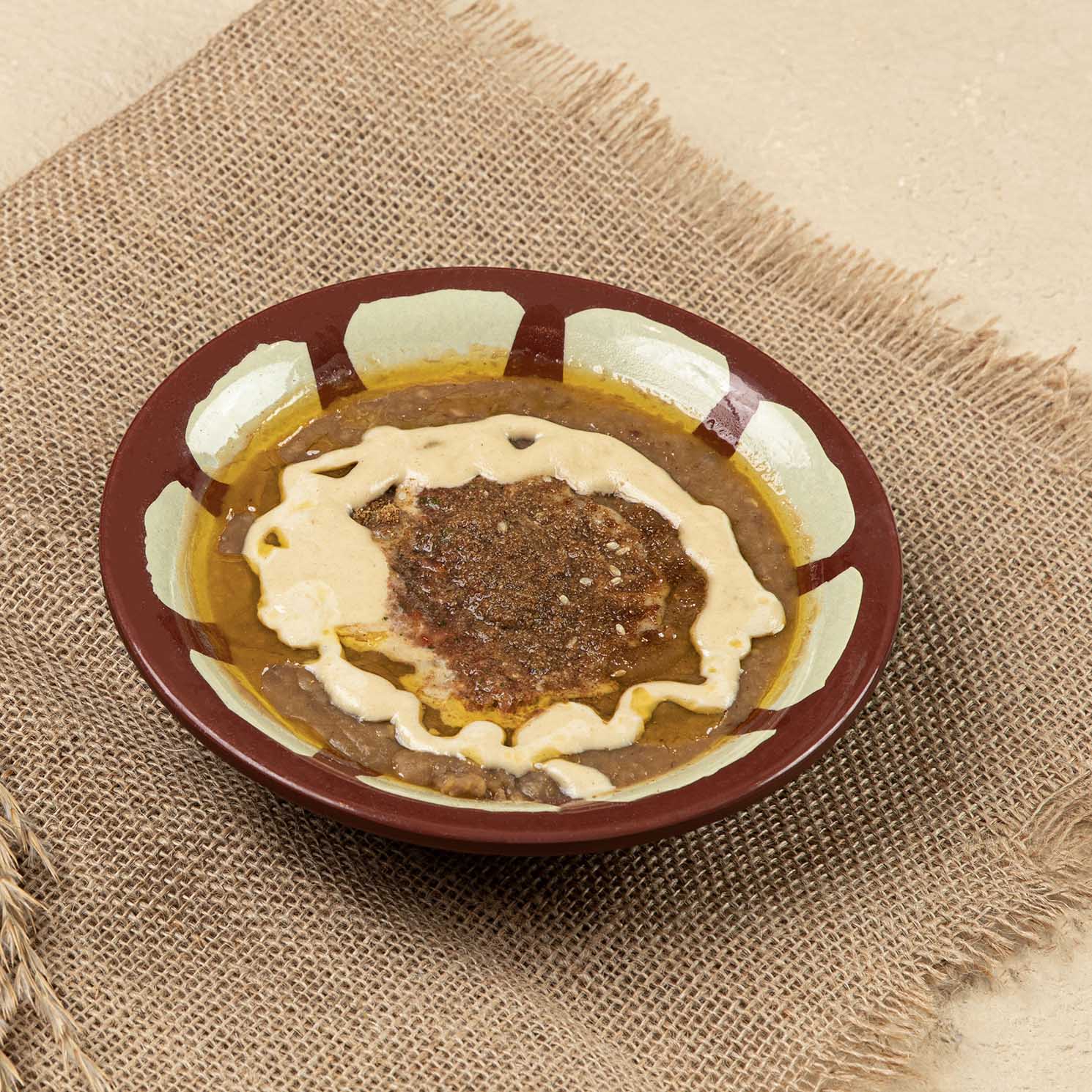 فول بالسمن الغنمي