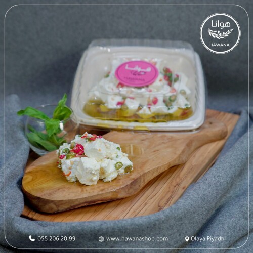 جبنة بيضاء بالفلفل الحار