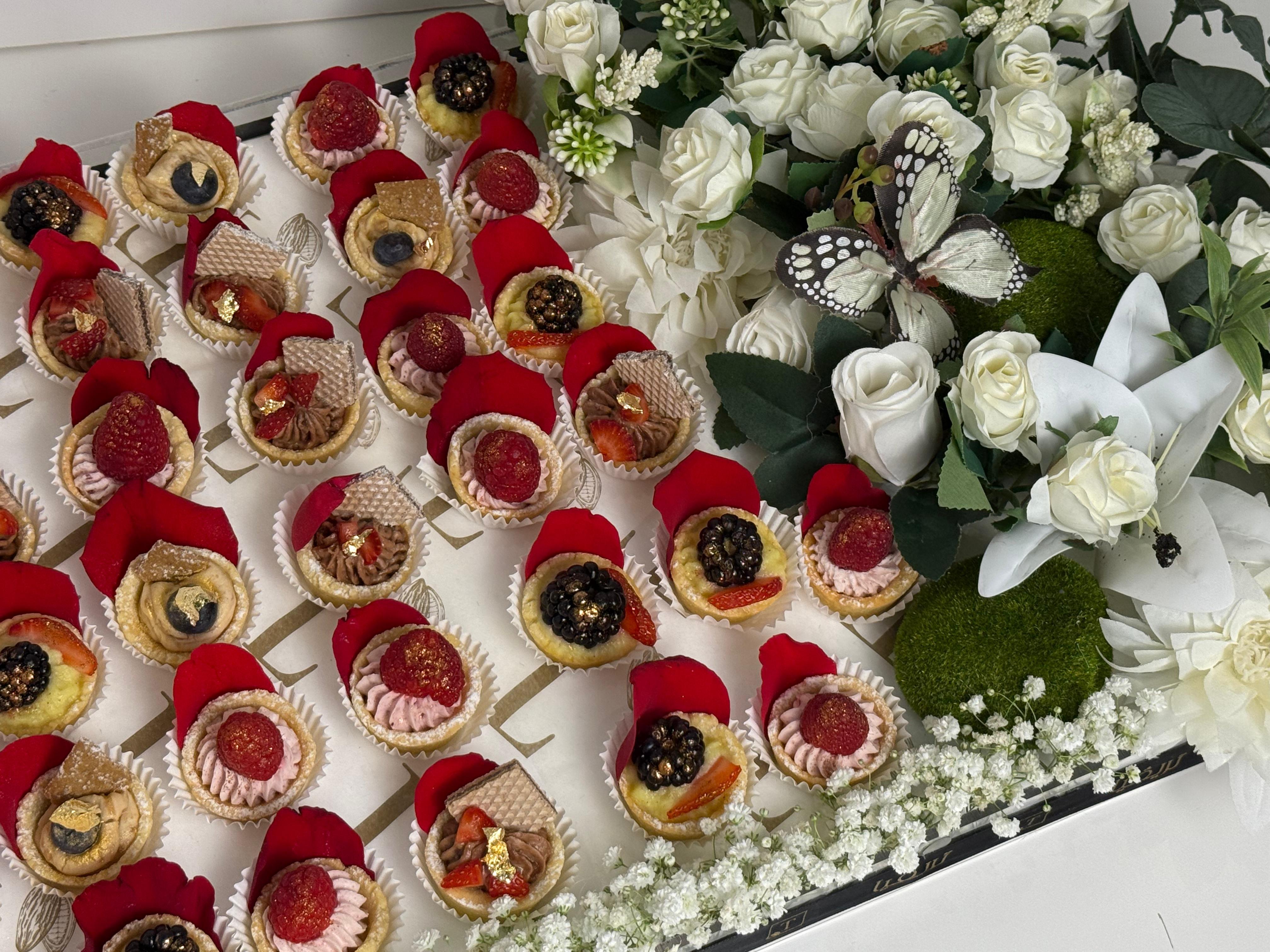 صينيه الكرستاله تارت الفواكه