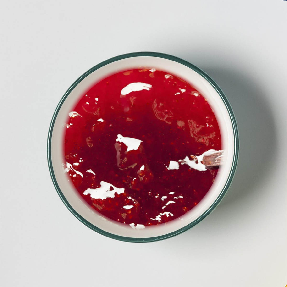 مربى الفراولة  قطع