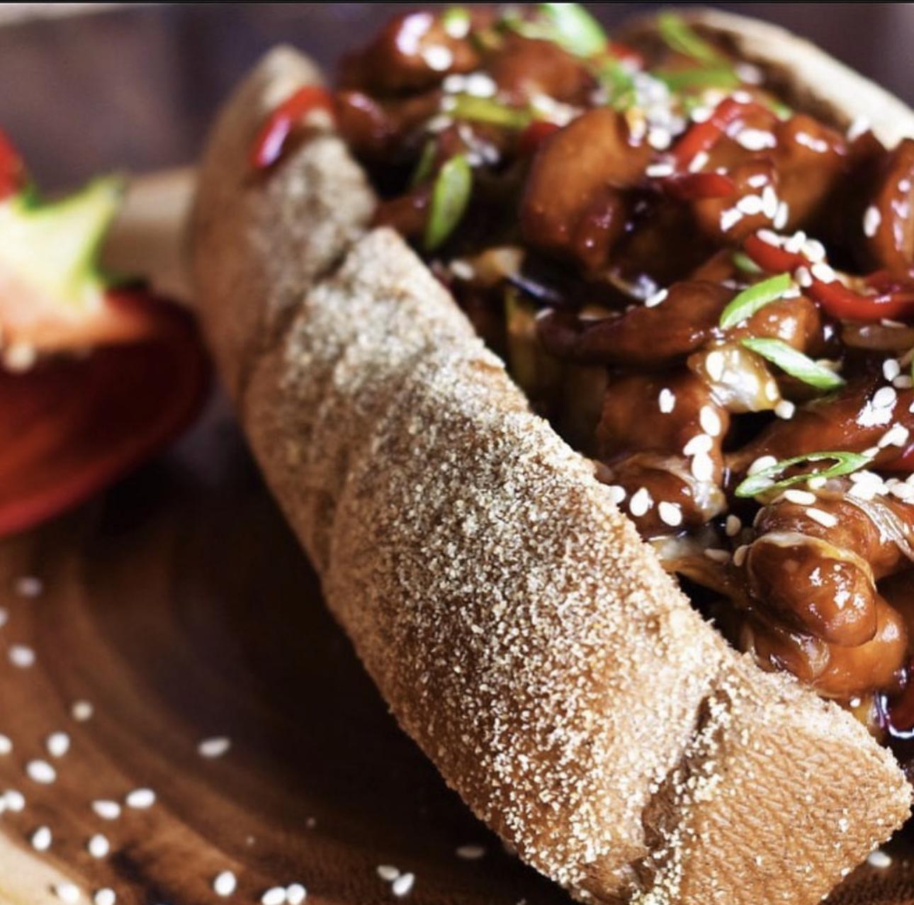 مانغوليان لحم بالسمسم