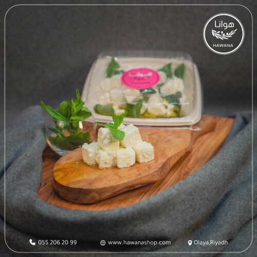 جبنة بيضاء بالريحان