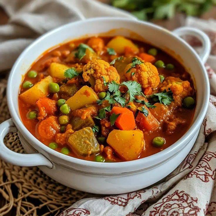 خضار مشكل سادة