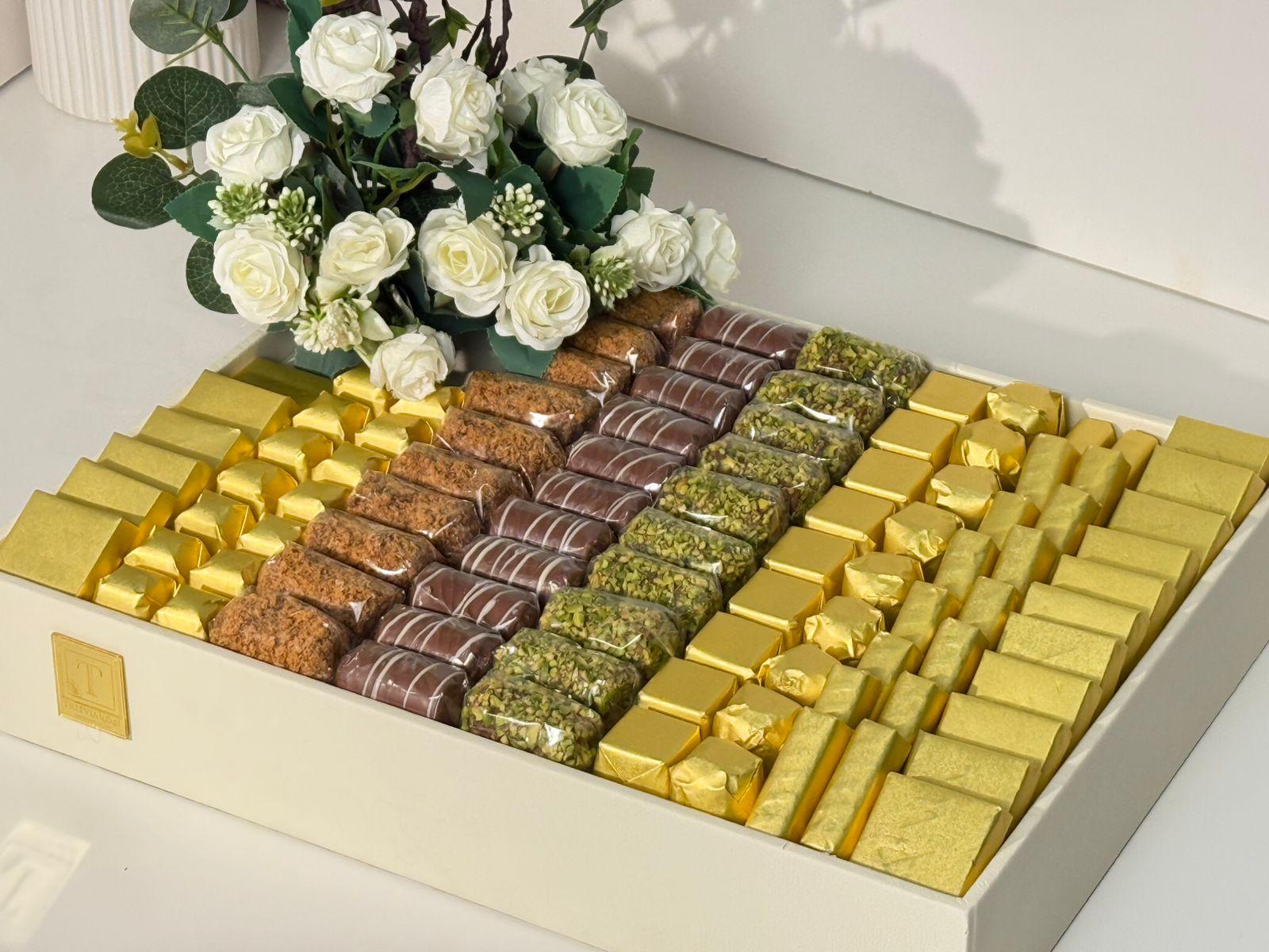 صينيه شوكلاته مغلفه