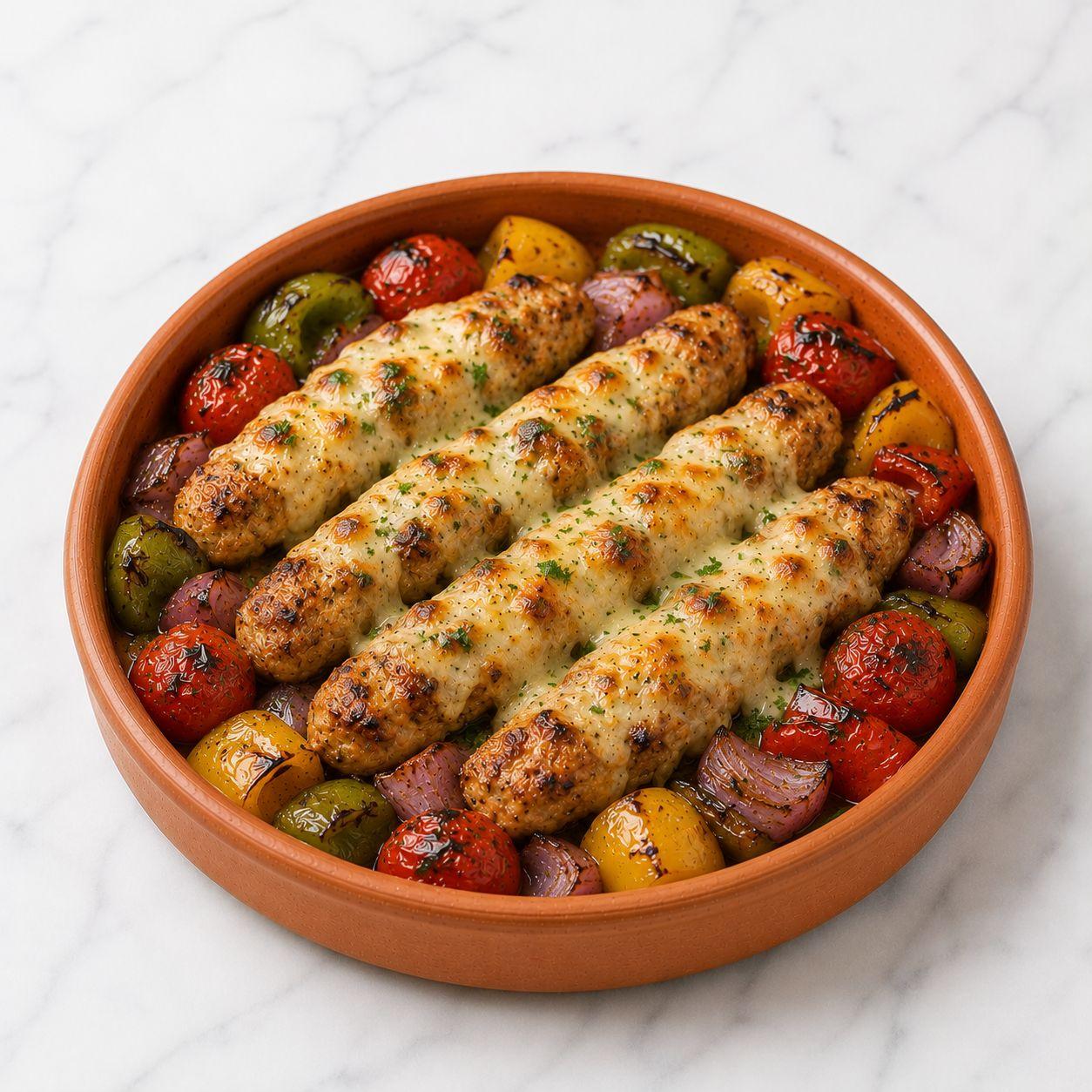فخاره كباب دجاج بالجبن