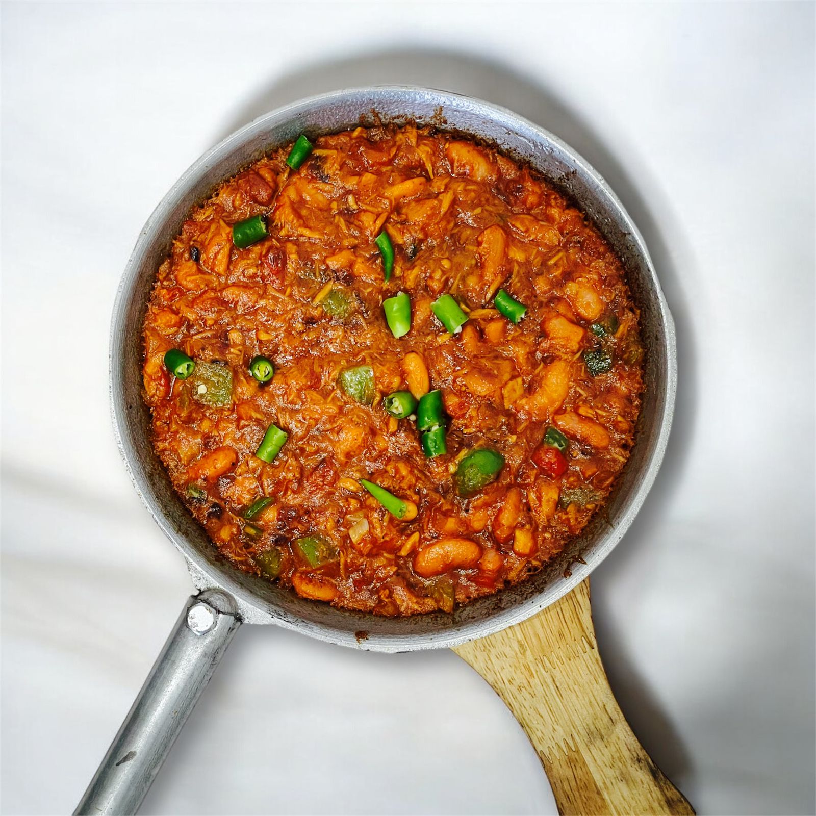 فاصوليا مع التونة