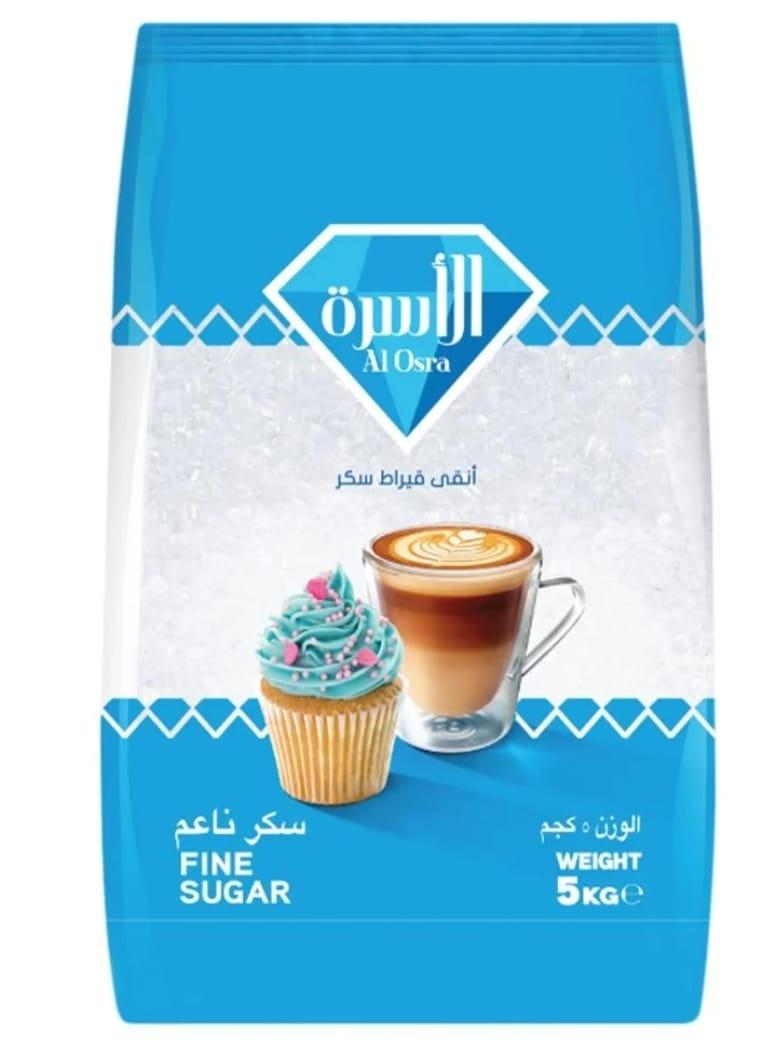 سكر الاسره ناعم 5 كيلو تغليف نايلون