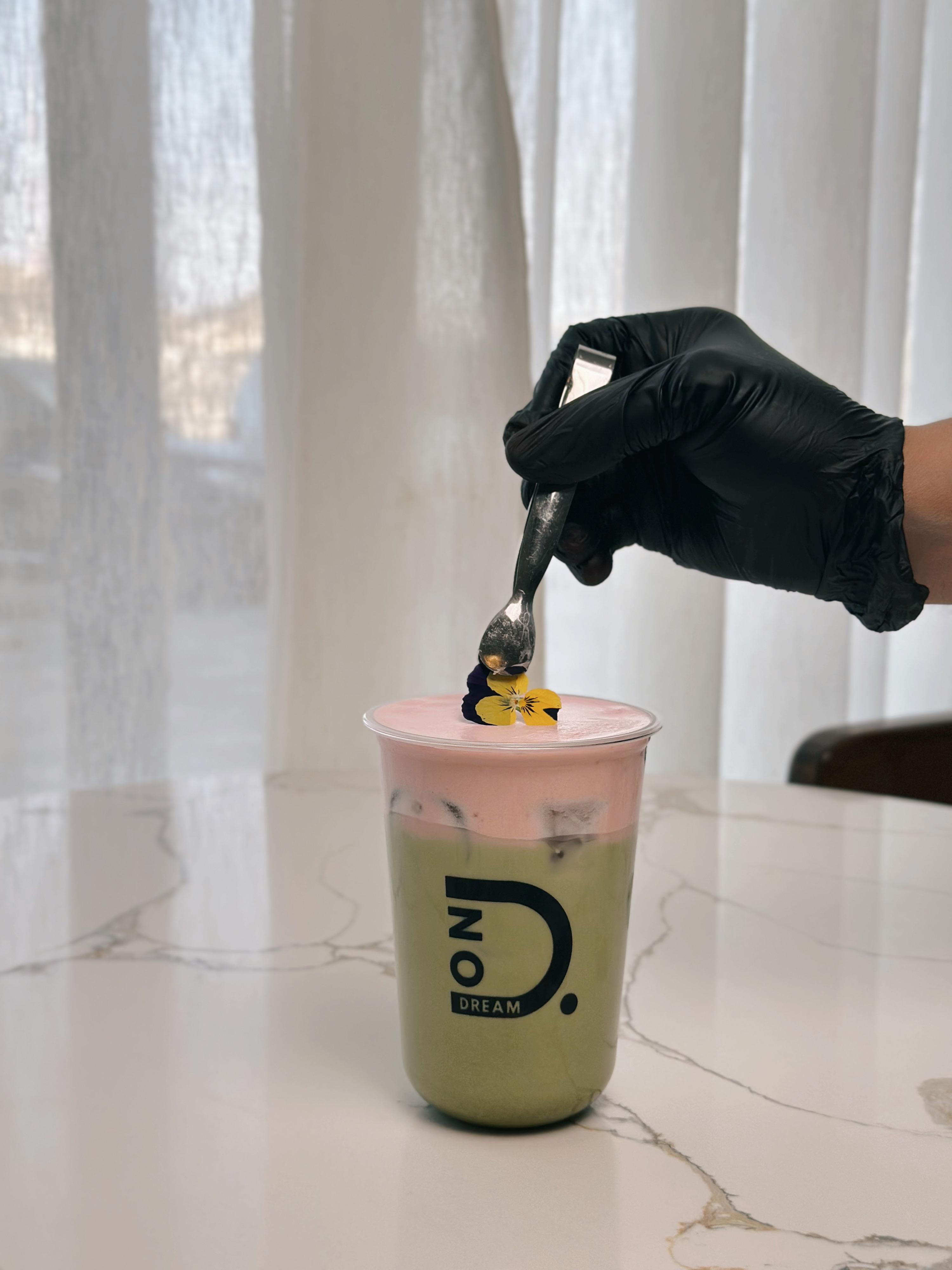 ماتشا دريم اون فراولة بالورد