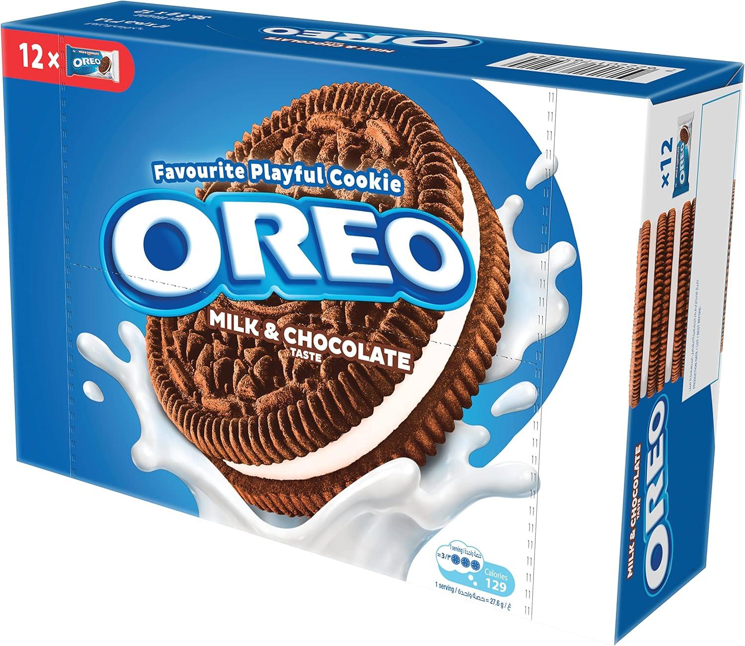 بسكويت أوريو بنكهة الفانيليا 12 حبه