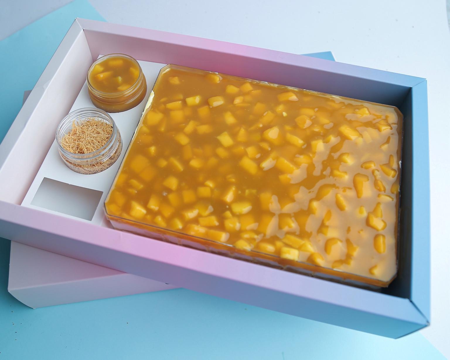 Mango Truffle Cake