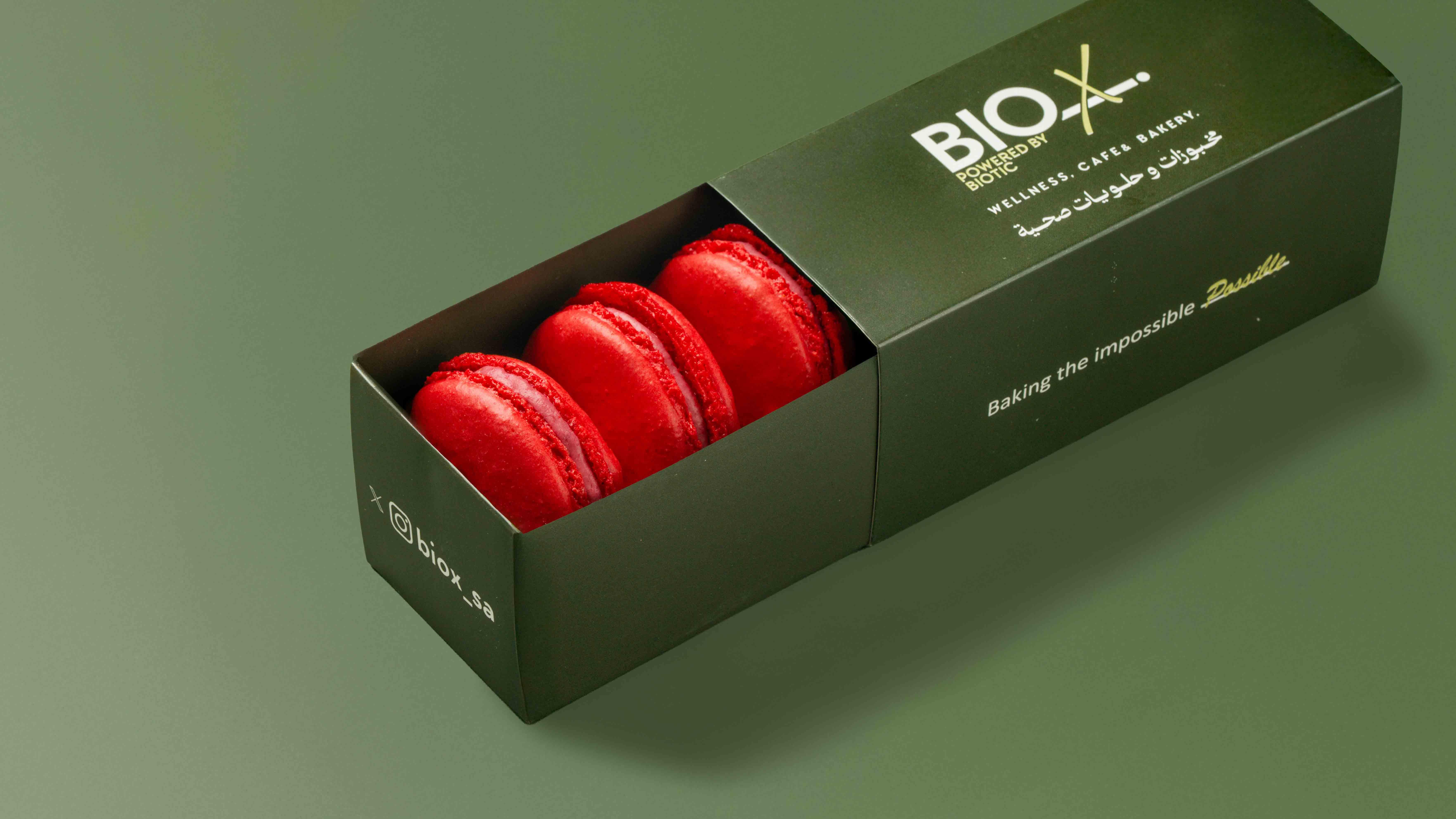 ماكرون التوت - 3 قطع