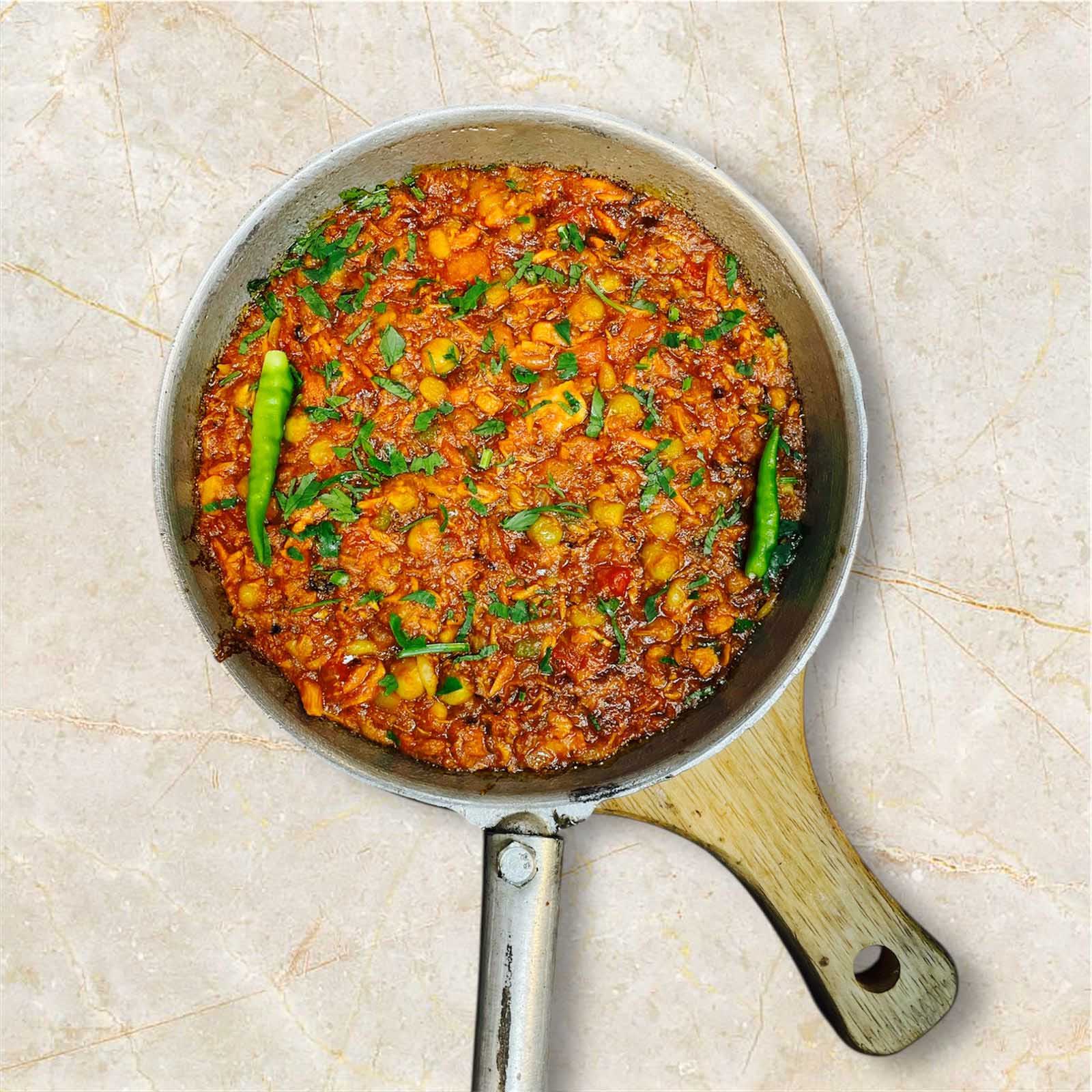 بازلاء مع تونة