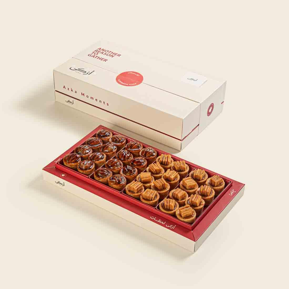 Azka Mix Moments(pecan tart & crunchy Brulee )