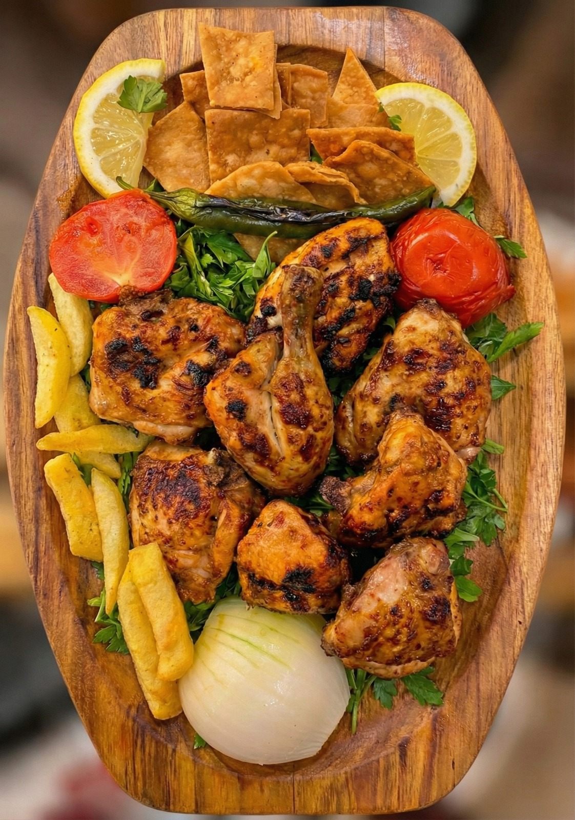 شيش دجاج بالعظم