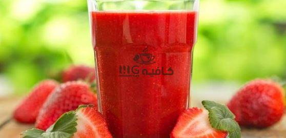 عصير فراولة