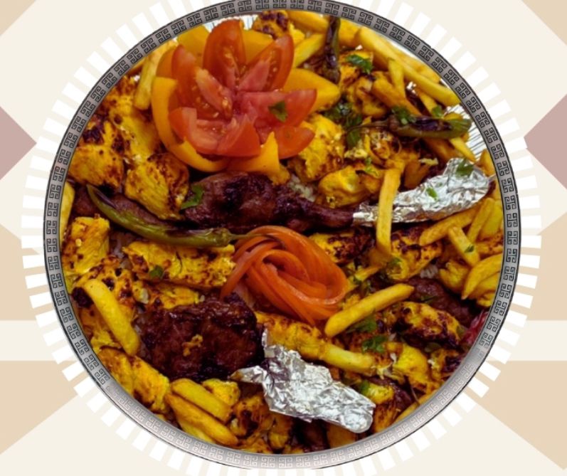 (١) كيلو أوصال لحم مشوي